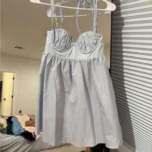 Light Gray Strappy Dress